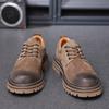 Ankle Boots Men's Casual Leather Shoes Platform Low Top Boots Men's Casual Men's Shoes Low Top Tooling Shoes Man