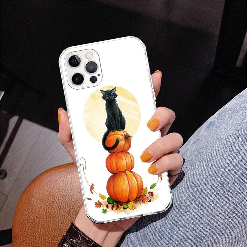 Pumpkin Happy Fall Autumn Phone Case For iPhone 17 Air 16 Pro Max 16E 15 + 14 Plus 11 12 13 Mini 7 8 SE Gift Print Cover Fundas