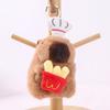 Kapibara plush toy afternoon tea capybara doll pendant pink keychain doll gift girl doll