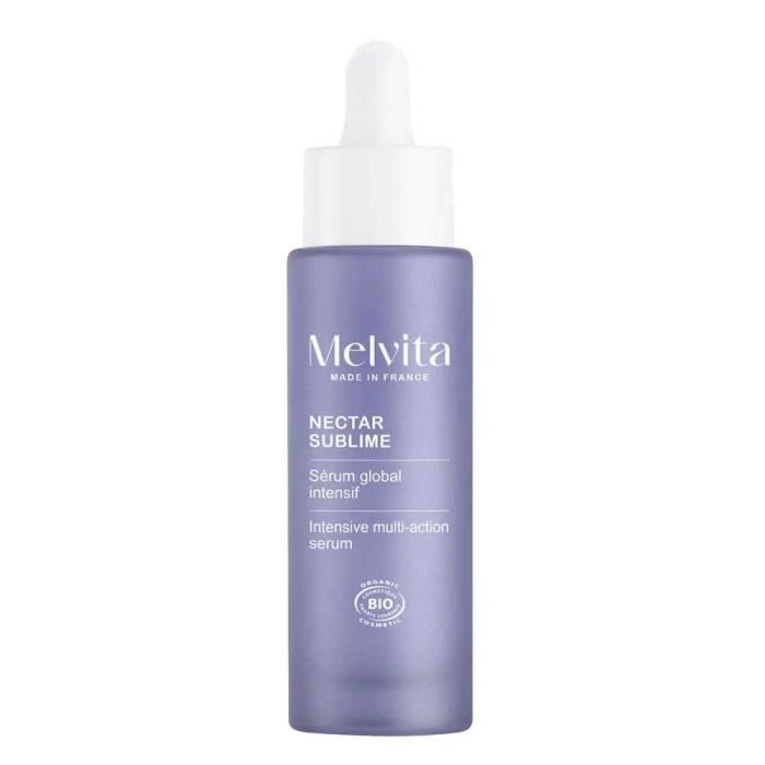 Soin Anti-âge - MELVITA - Nectar Sublime Sérum Global Intensif - 30 Ml - Sans Parabène - Peaux Matures
