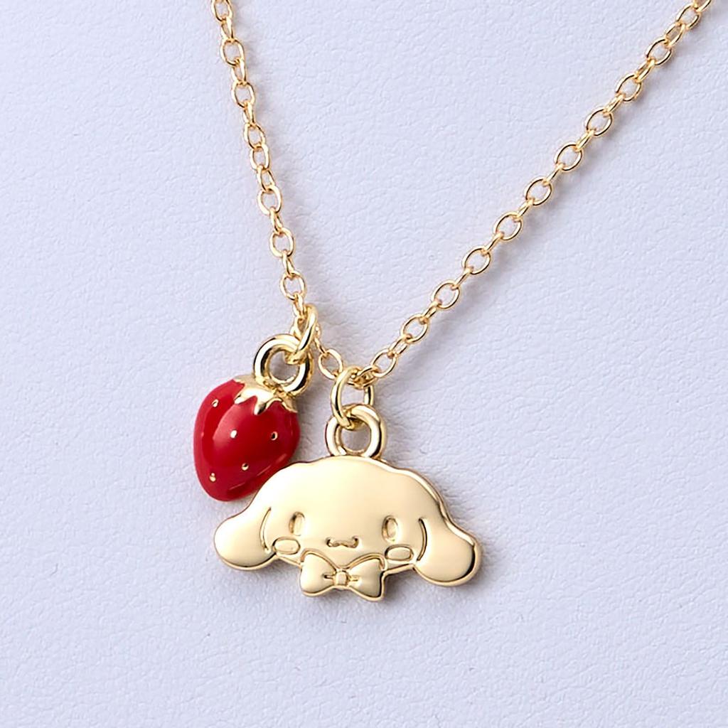 Sanrio Plush Toy Necklace Cinnamoroll Trinket Case Gift 391212 & (Shortcake)