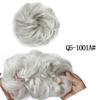 MISS WIG Straight Donut Chignon Hairpieces Synthetic Ombre Elastic Chignon Fluffy Messy Scrunchies Hair Bun for Women