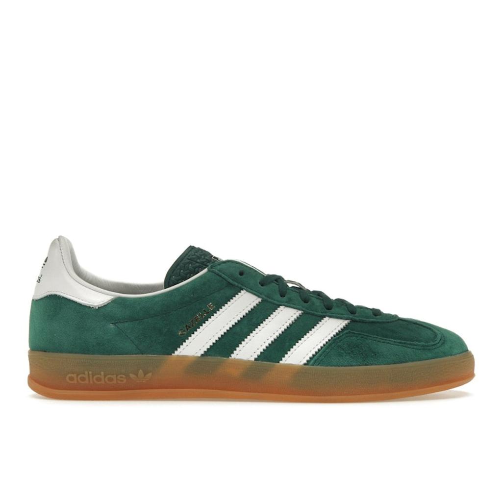 Adidas Gazelle Innendørs Collegiate Grønne Gum Unisex Sneakers Fottøy-Hvite Gum-2 IG1596