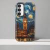 Van Gogh Starry Sky Oil Painting Phone Case for Samsung Galaxy S25 S25Ultra S24 Ultra S23 A56 A16 S23Ultra S20 FE A36 A26 Soft