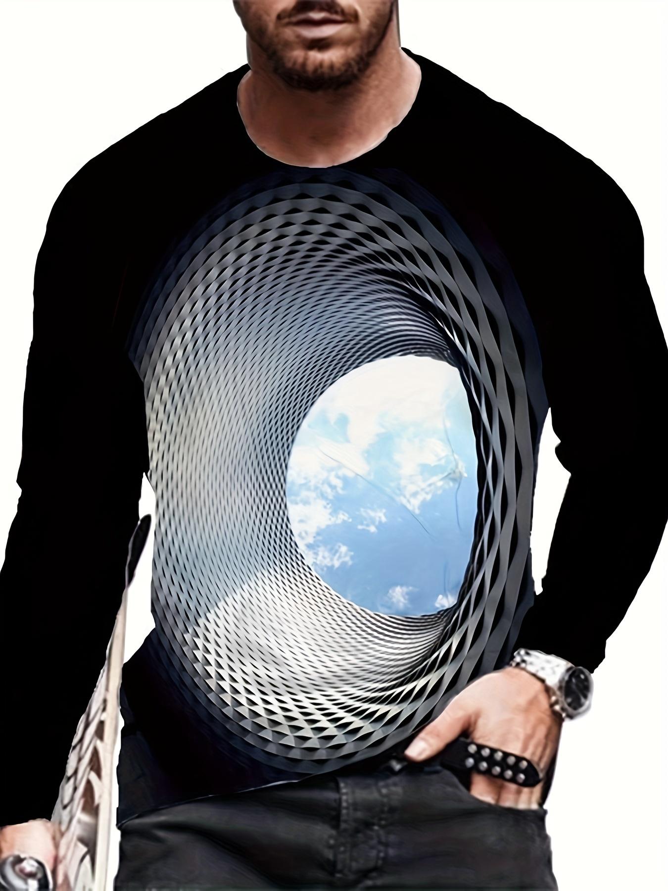 

Новая мужская летняя футболка с 3D цифровым принтом орла, повседневный топ с круглым вырезом, из Европы и Америки L