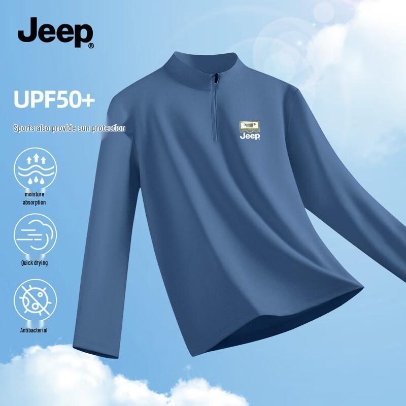 JEEP Men s Quick-Dry Anti-Bacterial Long Sleeve Sports T-Shirt M