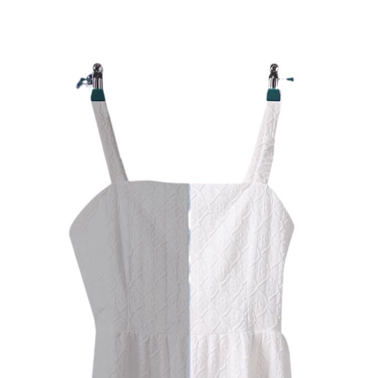 Stainless Steel No-Trace Multi-Functional Clothes Hanger with Clips for Pants and Skirts