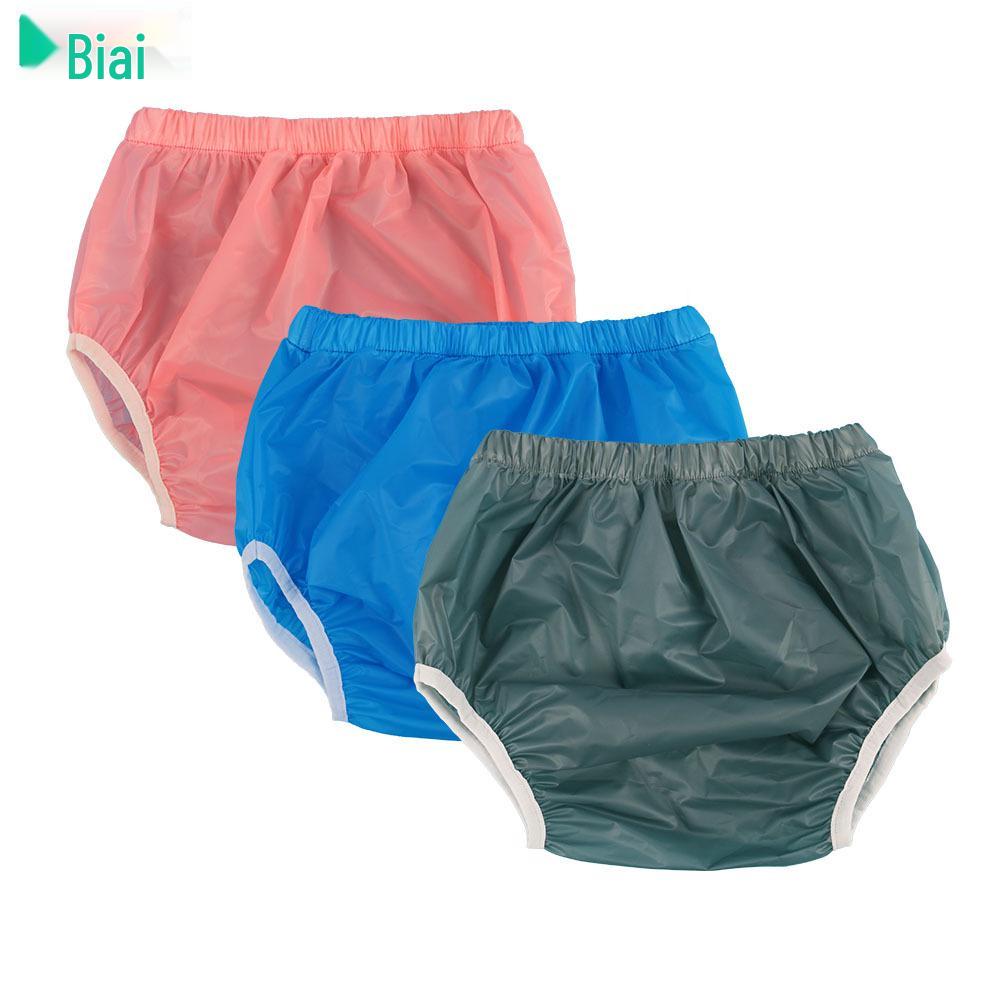 Waterproof TPU Adult Diaper Pants: Leak-Proof, Washable Bedwetting Underwear