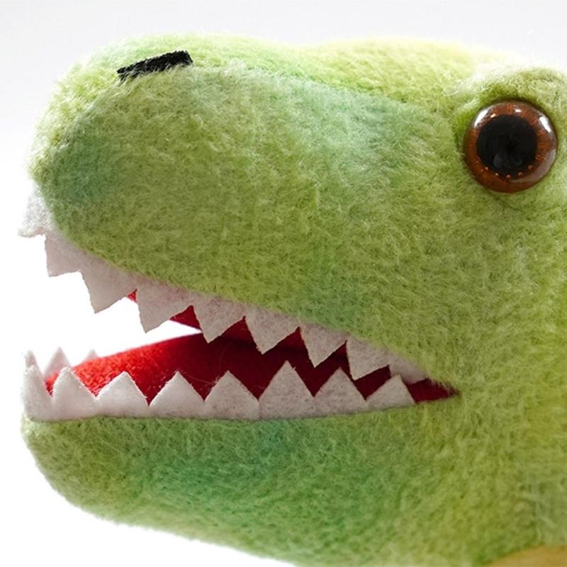 Soft Plush Dinosaur Puppet Doll Toy For Children Educational Role Playing Dinosaur Stuffed Animals Toy for Storytelling