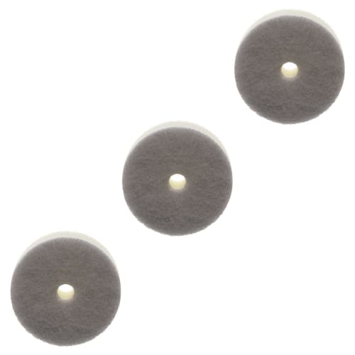 Marna POCO Kitchen Sponges, Set of 3 (with Suction Cups/Floating Storage), Dishwashing Sponges, Kitchen Sponges, Dishwashing Sponges, Gray, R454GY