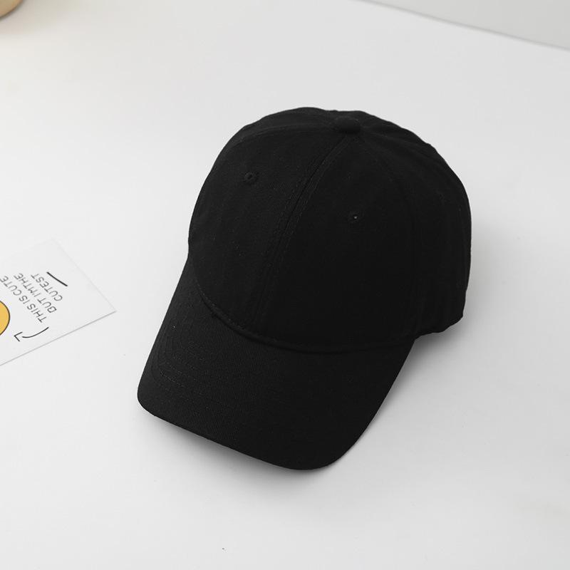 New Solid Baseball Cap For Children Boys Girls Cotton Sunhat Unisex Outdoor Sports Snapback Fishing Baseball Hat Korean Style