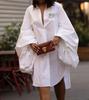 Women's Long Sleeve Slimming Slit Shirt Dress - Autumn/Winter European & American Mid-length Style (M3108L)