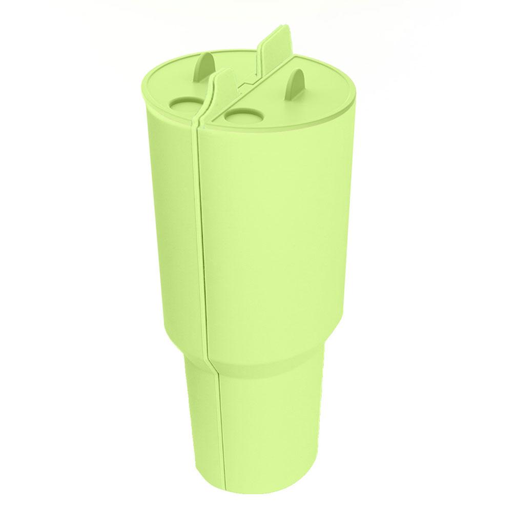 

40 унций 2-в-1 силиконовый вкладыш для стакана с водой, разделитель для напитков, силиконовый вкладыш для стакана, подкладка для вечеринки, отдыха, офиса зелёный