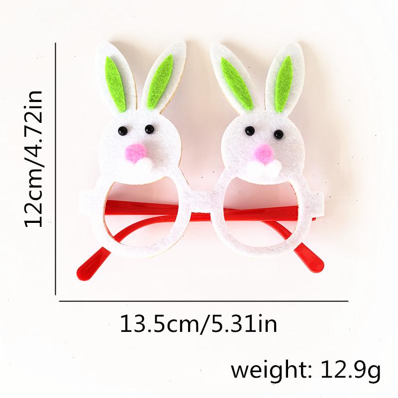 Easter Cartoon Glasses with Colorful Egg, Rabbit, Chick Designs for Adults and Kids - Perfect for Festival Parties