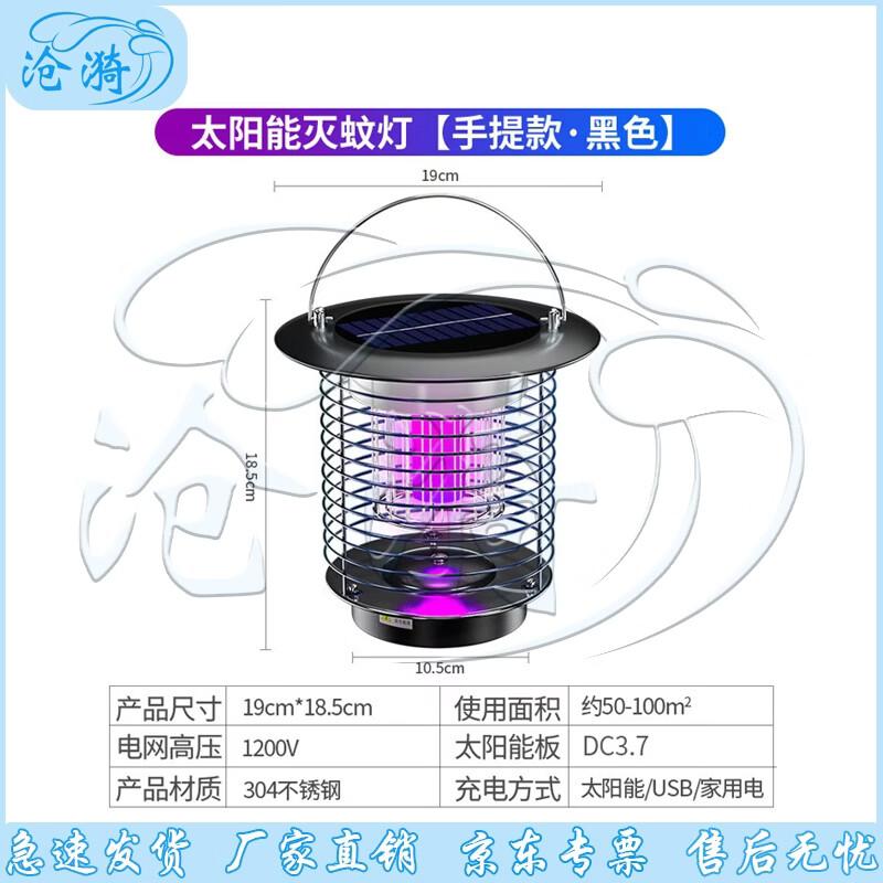 Cangyi Solar Powered Outdoor Mosquito & Insect Killer Lamp
