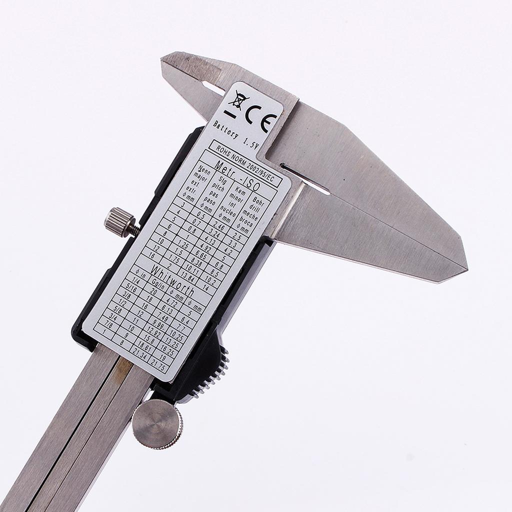 Digital Caliper Stainless Steel Digital Vernier Electronic Depth Gauge Measuring Tools High Pre