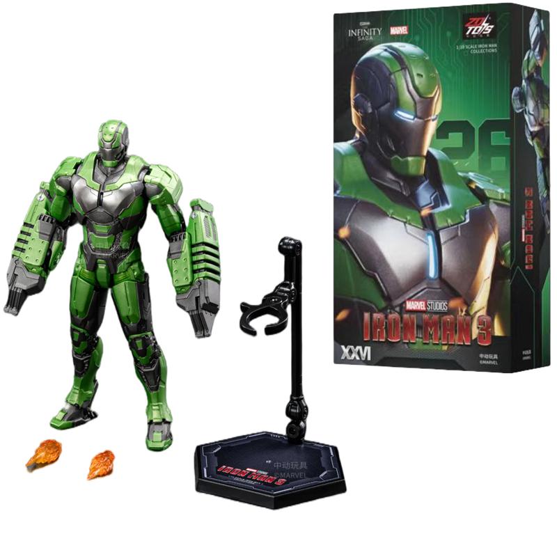 ZD Toys Залізна Людина Фігурка Марк 35 Червоний Снаппер Залізна Людина МК 24 МК 22 МК 47 Тоні Старк Фігурка Залізної Людини Екшн Колекційна Іграшка Подарунок