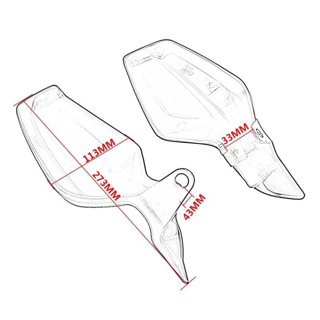 Handguard Motorcycle Hand Guard Hand Guard Hand Guard Fit for Honda NX400 NX500 2023