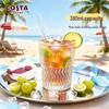 COSTA Bamboo Joint Double-Drink Glass Tumbler