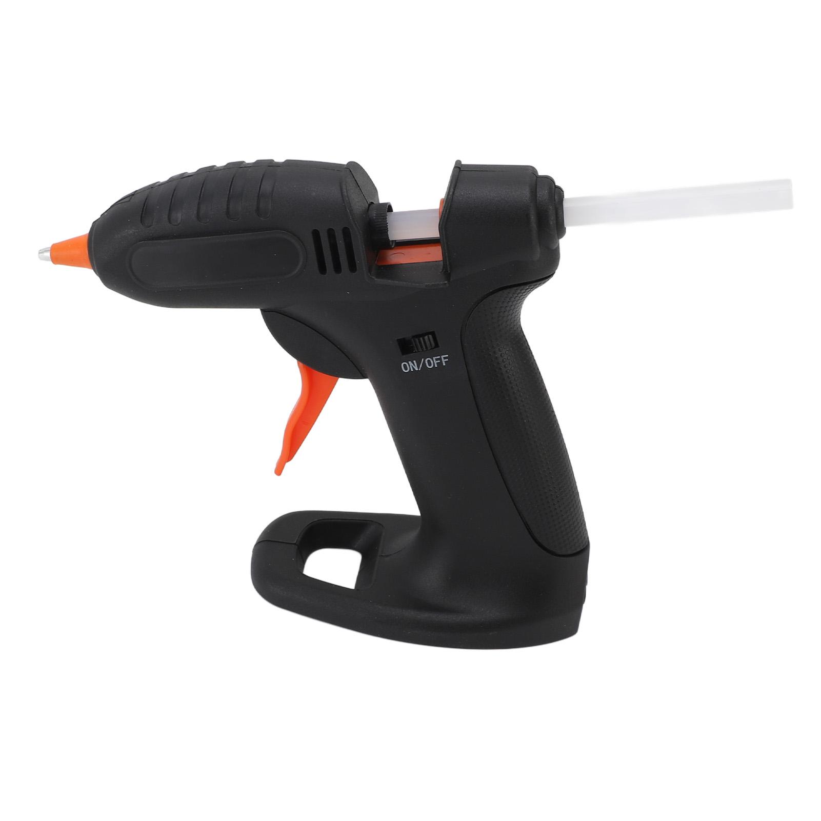 

Hot Melt Glue Tool Black Cordless USB Rechargeable 3.7v Fast Heating Hot Melt Glue Crafting Tool with 30pcs Glue Sticks for Repairing