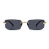 New Rimless Fashion Sunglasses Personality Jelly Shades Men And Womean Sunglasses