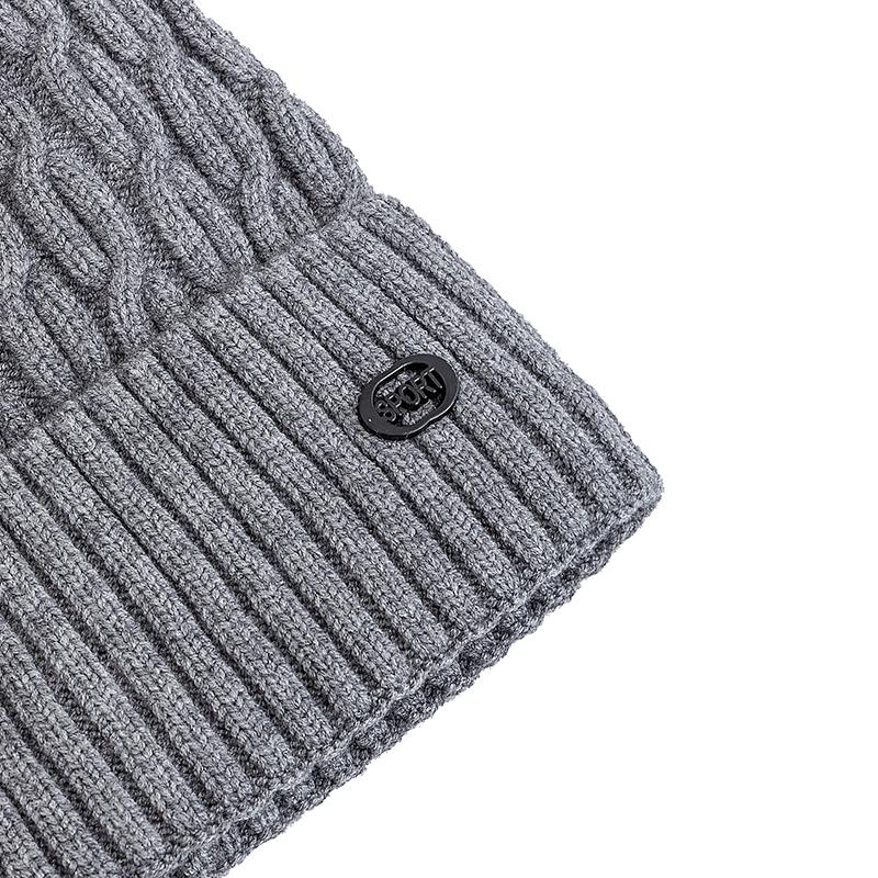 New Style Unisex Dandy Cap Stylish Soft Beanie Hats Winter Hat Fur Lined Warm Cap For Men Women Thicken Ski Sports Knitted Hat
