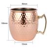 550ml Cocktail Wine Goblet Exterior Copper Plating Irregular Mug Drinking Tumbler  Wine Drinking