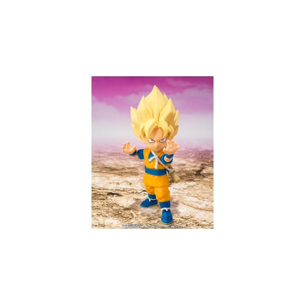 Soul Nations S.H.Figuarts Dragon Ball Z Super Saiyan Goku Mini Action Figure 10cm