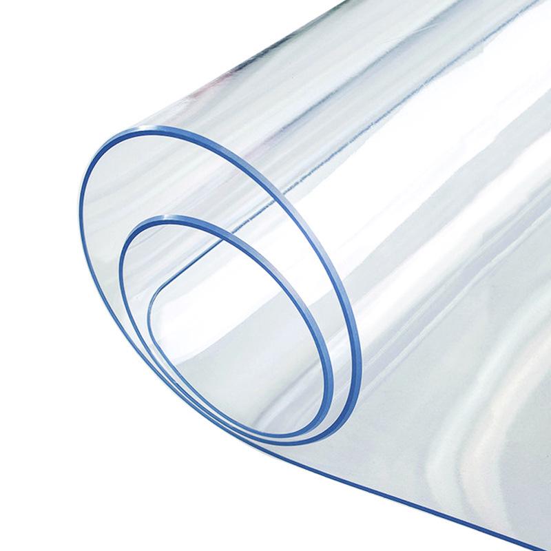 Transparent PVC Table Mat: Oil-Proof, Waterproof, and Dirt-Resistant Dining Table Protector