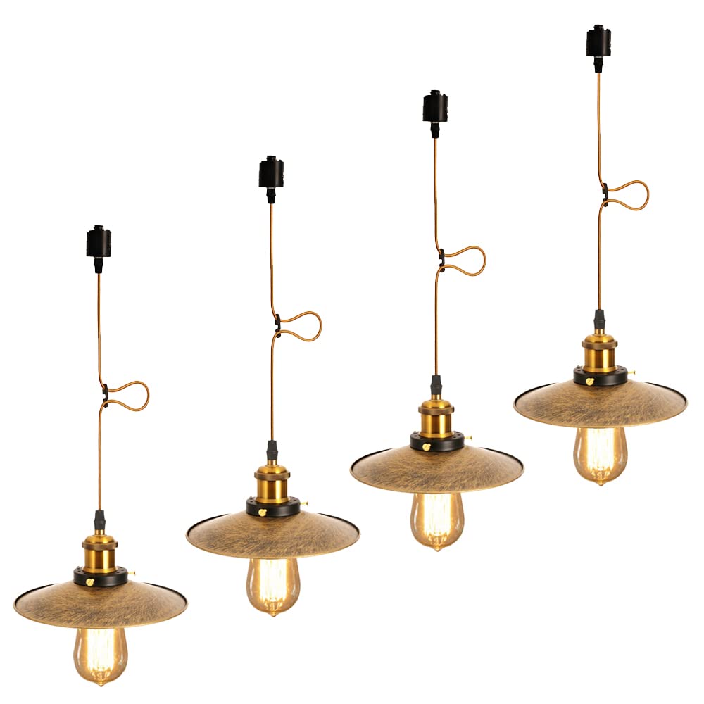 

Herischen Pendant Light, E26 Base, Classic Copper Finish, Nordic Style, Steel, Dining Room, Kitchen, Interior Lighting, Bulbs Sold Separately (Retro