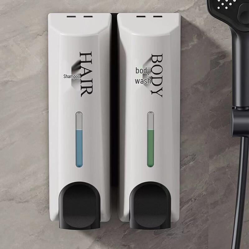 OLOEY Wall-Mounted Double Soap Dispenser