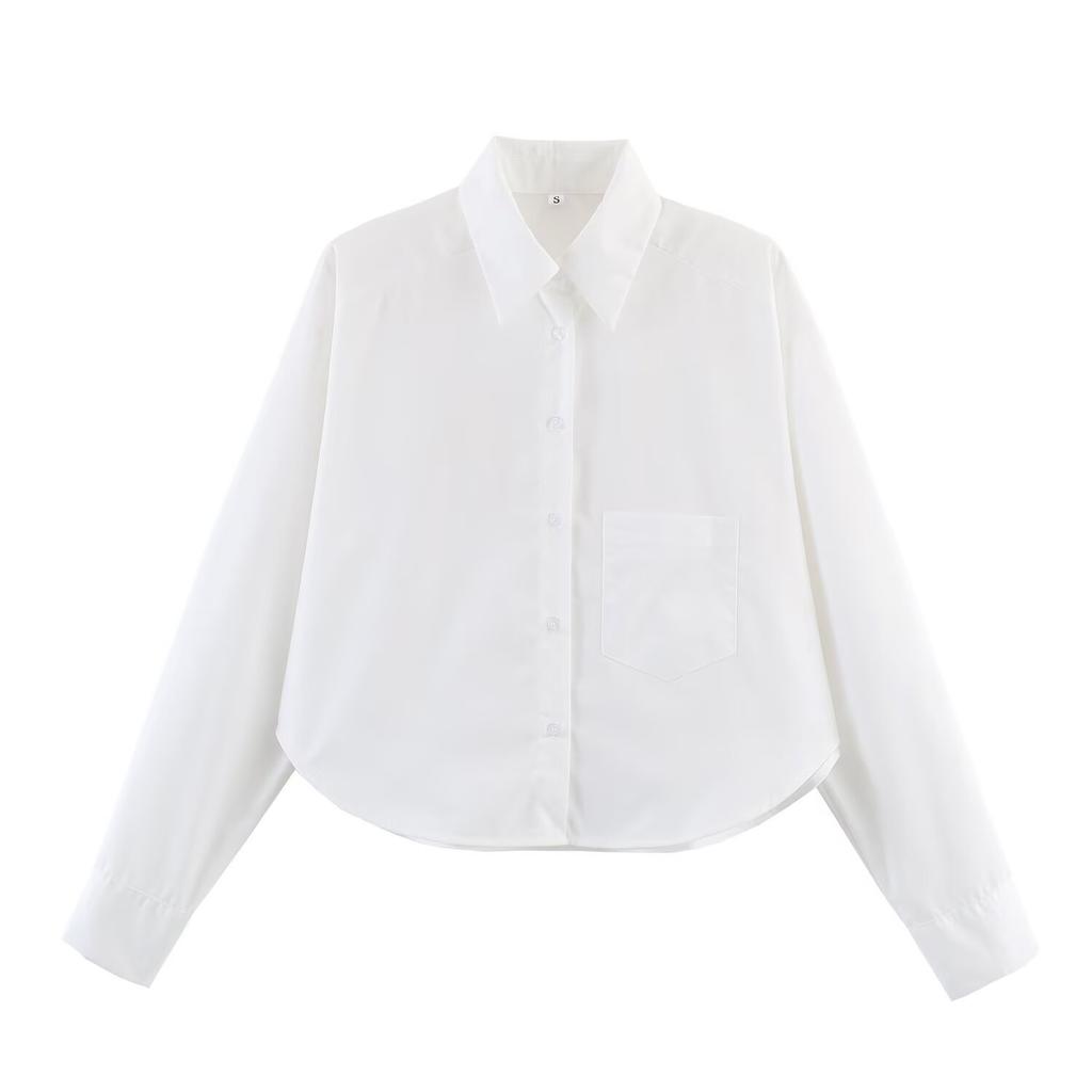 European and American Style, New Women's Clothing, Fashionable 2026 Spring New Poplin Shirt 1323521