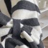 Fashion Solid Color Knitted Shawl Soft Thickened Triangle Scarf Neck Wrap Winter Warm Wool Blended Shawl