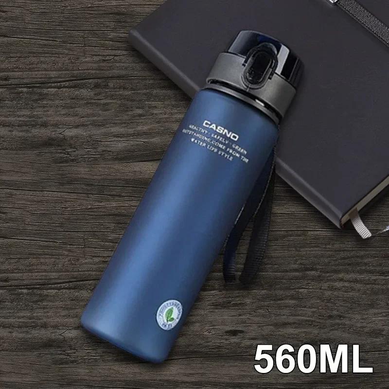 400ml/560ml Frosted Sports Water Bottle BPA Free Leak Proof Sports Water Bottle Tour Hiking Portable Outdoor Riding Gym Bottles