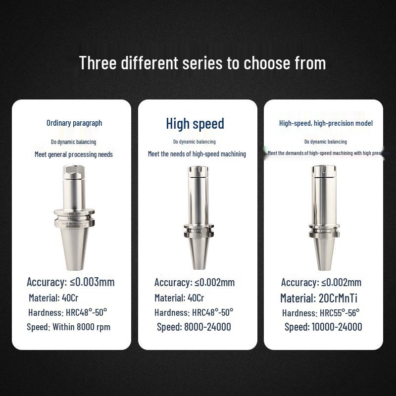 CNC Machining Tool Holder: BT40/BT50 ER Series (ER25, ER16, ER32) Chuck