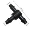 Conector Barb de Mangueira em T de 3mm, 4mm Conexões para Tubos de Irrigação e Hidráulica Adaptador de Tubo em Forma de T Junta de Mangueira Divisor de 3 Vias 20 Peças