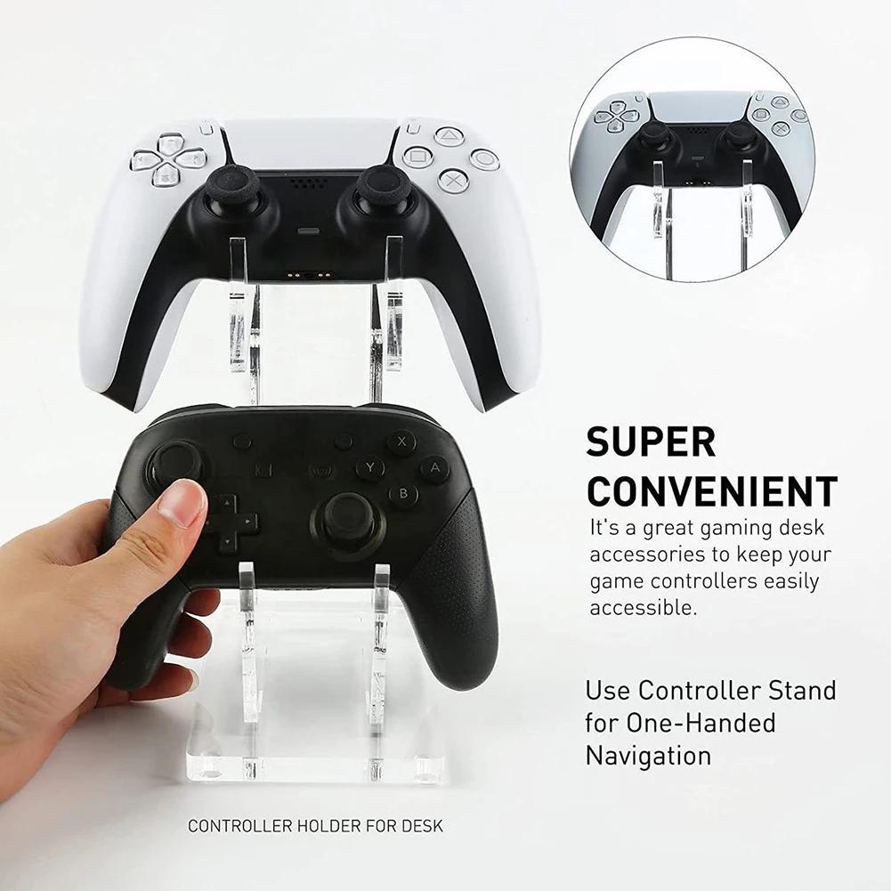 Acryl-Spielcontroller-Ständer für PS5/PS4/Xbox One/S/X Series Gamepad-Ständer Spielgriff Schreibtisch-Display-Halter Joystick-Halterung