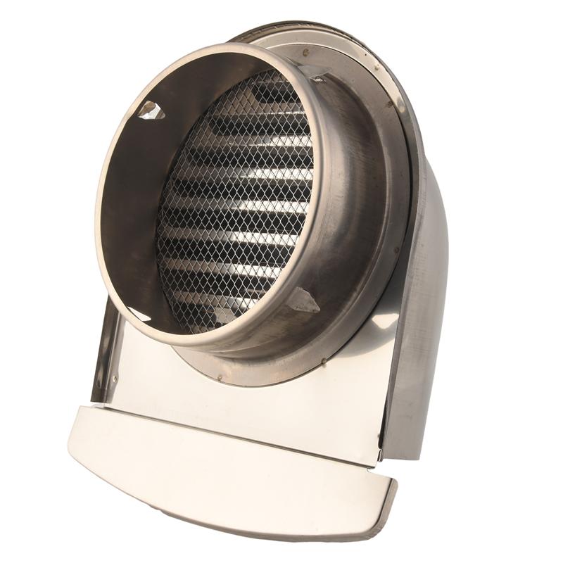ABKR-Waterproof Stainless Steel Vent Vent Hood Anti-Corrosion Exhaust Extractor For Wall Air Outlet Cover