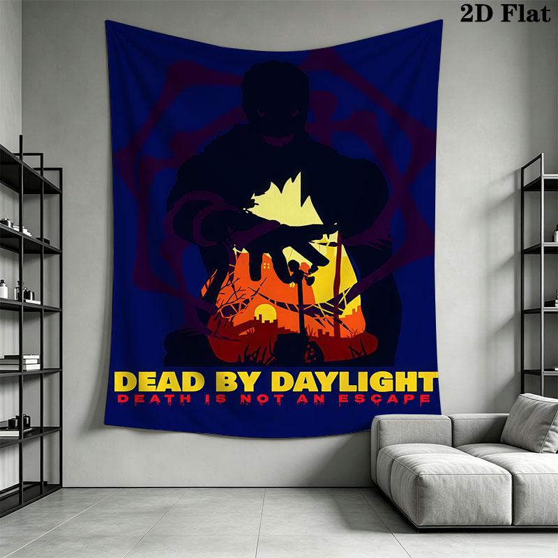 Dead by Daylight plakát Nástěnná závěsná deka z potištěné látky Dekorativní tapiserie do ložnice obývacího pokoje Domácí dekorace