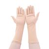 Ladies Summer Stretch Anti-slip Embroidered Mid-long Driving Glove Mittens Anti UV Sunscreen Gloves