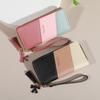 Fashion Quilted Long Wallet For Women, Zipper Around Clutch Coin Purse, Multi Card Slots Mobile Phone Bag