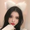 Wolf/Cat Ear Headband Cosplay Unisex Lingerie Plush Animal Ear Headband Accessories