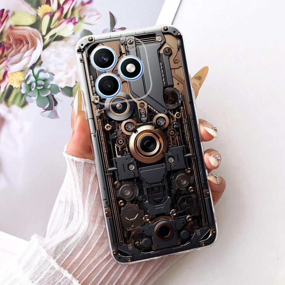 For Honor X8d 4G Case Cool Fashion Painted Cover 6.77'' Soft Silicone Phone Case For Honor X8d X 8d HonorX8d 4G Back Cover Coque