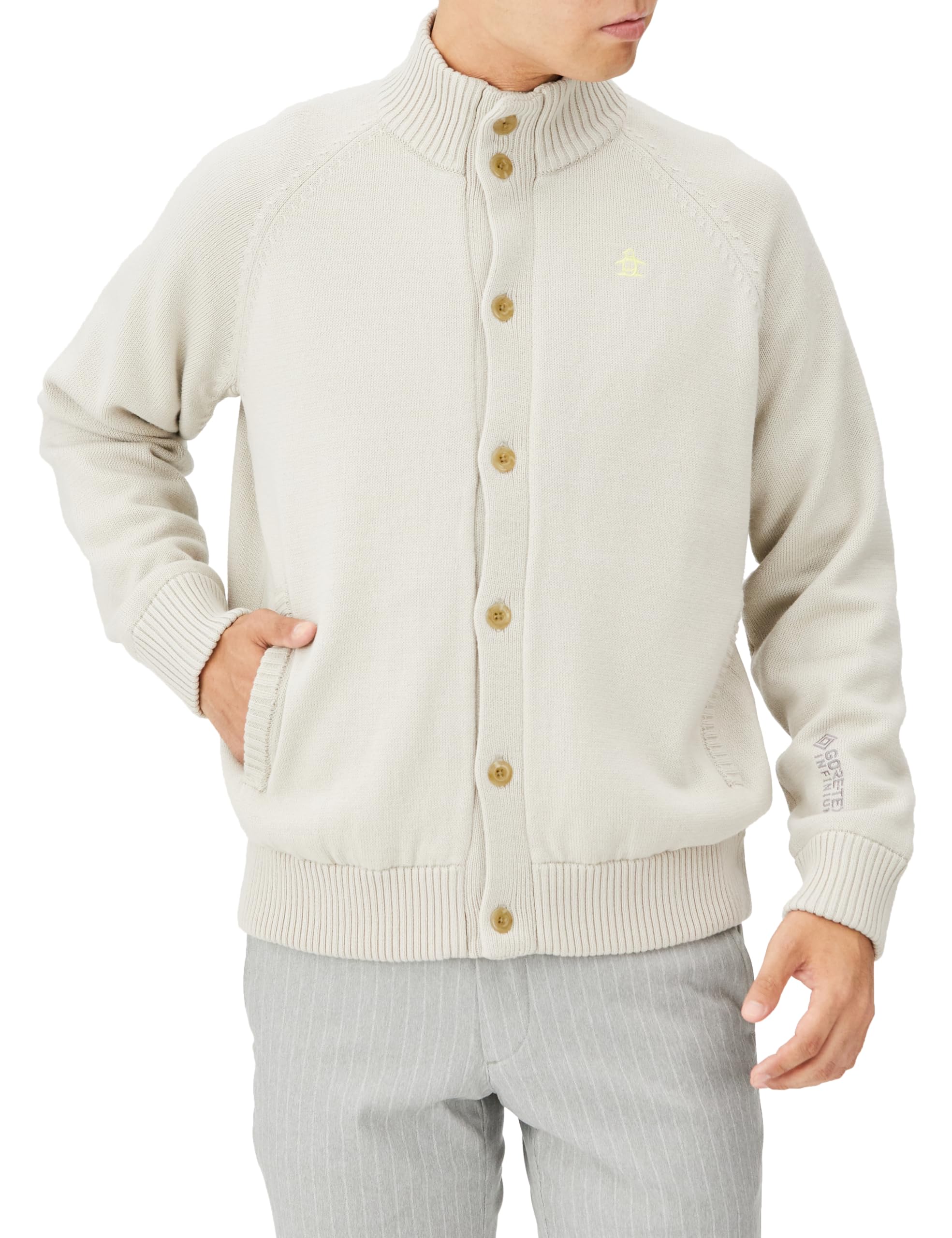 

Cardigan Blouson front opening golf MGMWJL02 BG00 [Munsingwear] [STANDARD] GORE-TEX lining, breathable, windproof, Men s (Beige)