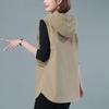 Women's Plus Size Sleeveless Loose Vest Simple Slimming Jacket