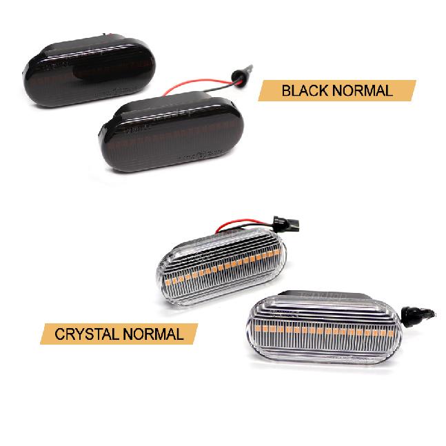 Dynamic Side Marker Light Turn Signal Flashing Blinker Lamp For SEAT Leon Ibiza 6L Ford Focus MK2 VW Golf 3 4 Lupo Passat PoloTurn Signal 2