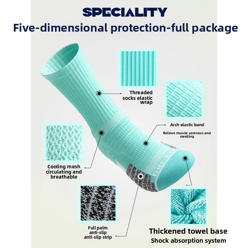 Herren Lange Socken Professionelles Laufhandtuch Unterteil Sport Rot Benming Jahr Basketballsocken