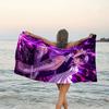 1pc Tsuyuri Kanawo1 Beach Towel, Beach and Seaside Swimming Pool Equipment, Fashion Pattern, Rectangular, Travel Essentials