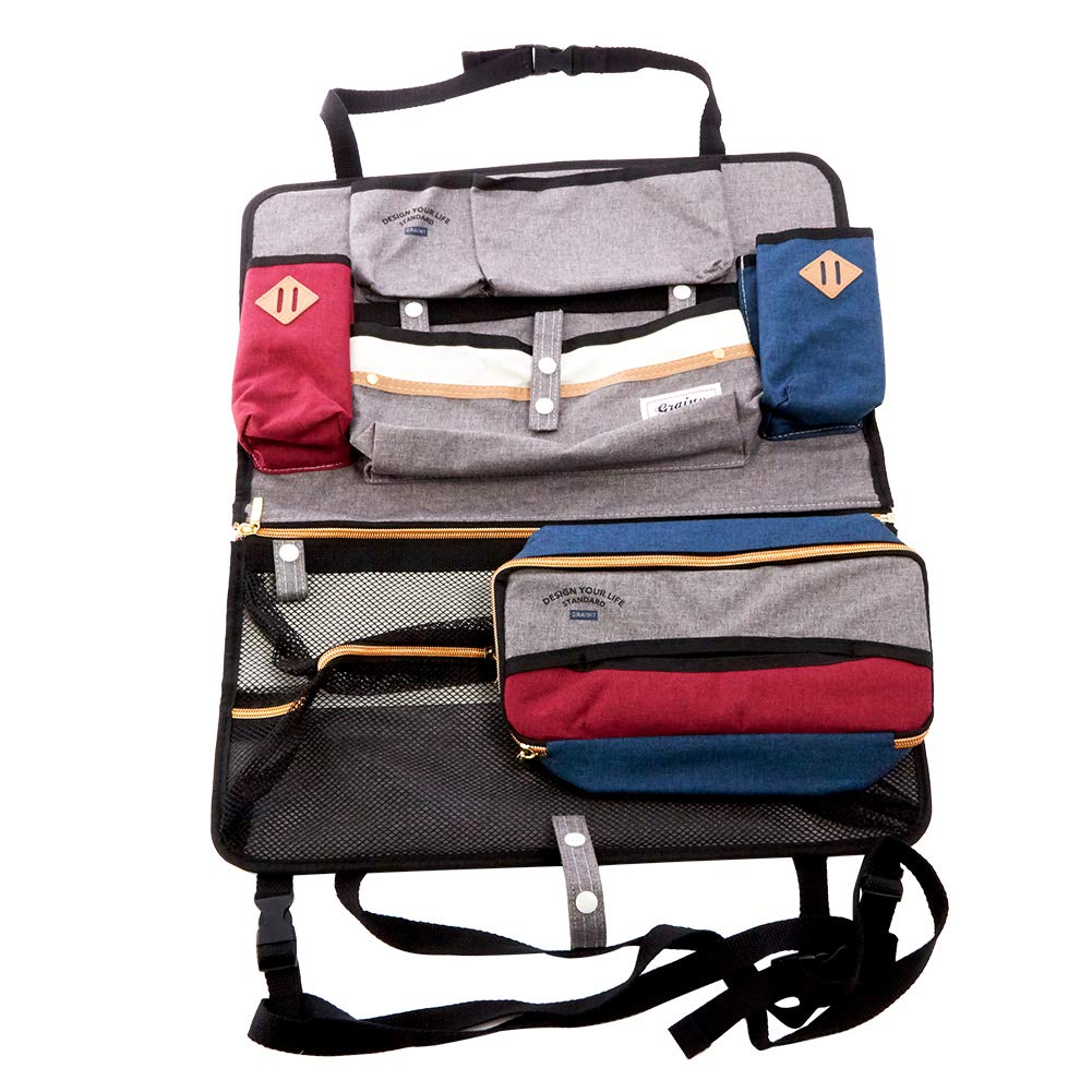 At First Grainy AF1522 Multi-Car Pocket, 2-Way Bag, Tricolor,
