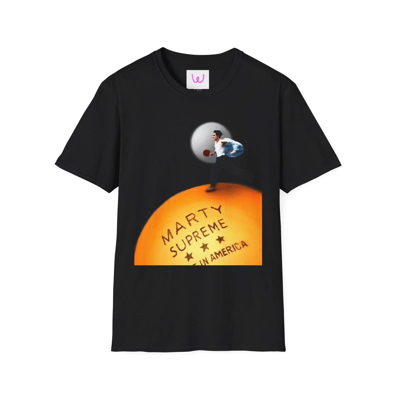 Timothée Chalamet Marty Supreme Art T-Shirt | A24 Film Inspired 4XL